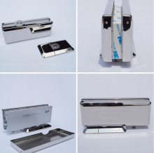 Floor spring for glass door made of alloy