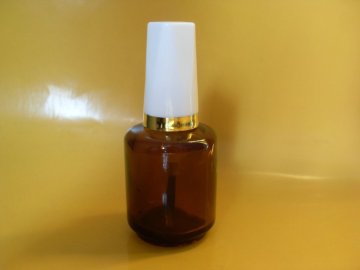 18ml Round Amber Glass Nail Polish Containers