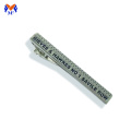 Stainless steel custom silver tie bar pin