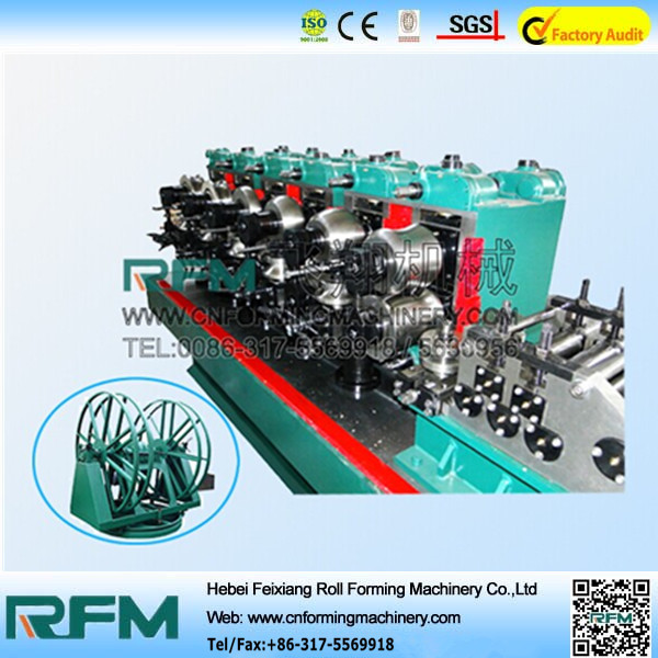 High frequency steel roller pipe making machine