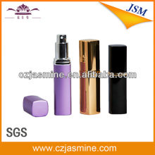 35ml square shape aluminium refillable perfume atomizers