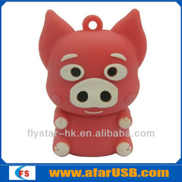 animal Pig usb flash memory stick,pig usb memory stick