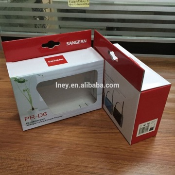 Custom electronic products color boxes with PET window