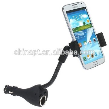 Dual USB Car Charger Cradle Mount Holder