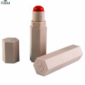 Tube de poudre d&#39;ombrage rose clair hexagone