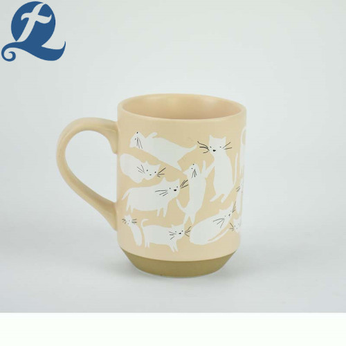 Personalisierte Tasse aus Porzellan und Keramik mit Katzenmotiv