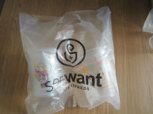 Cup holder plastic bag for hot or icy drink shop