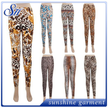 Women's Sexy Print Leggings Stretch silk printed with Leopard Tights leggings for women