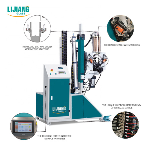 High-Efficient Insulating Glass Desiccant Filling Machine