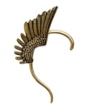 Gold big wing stud earrings 2013 fashion earrings