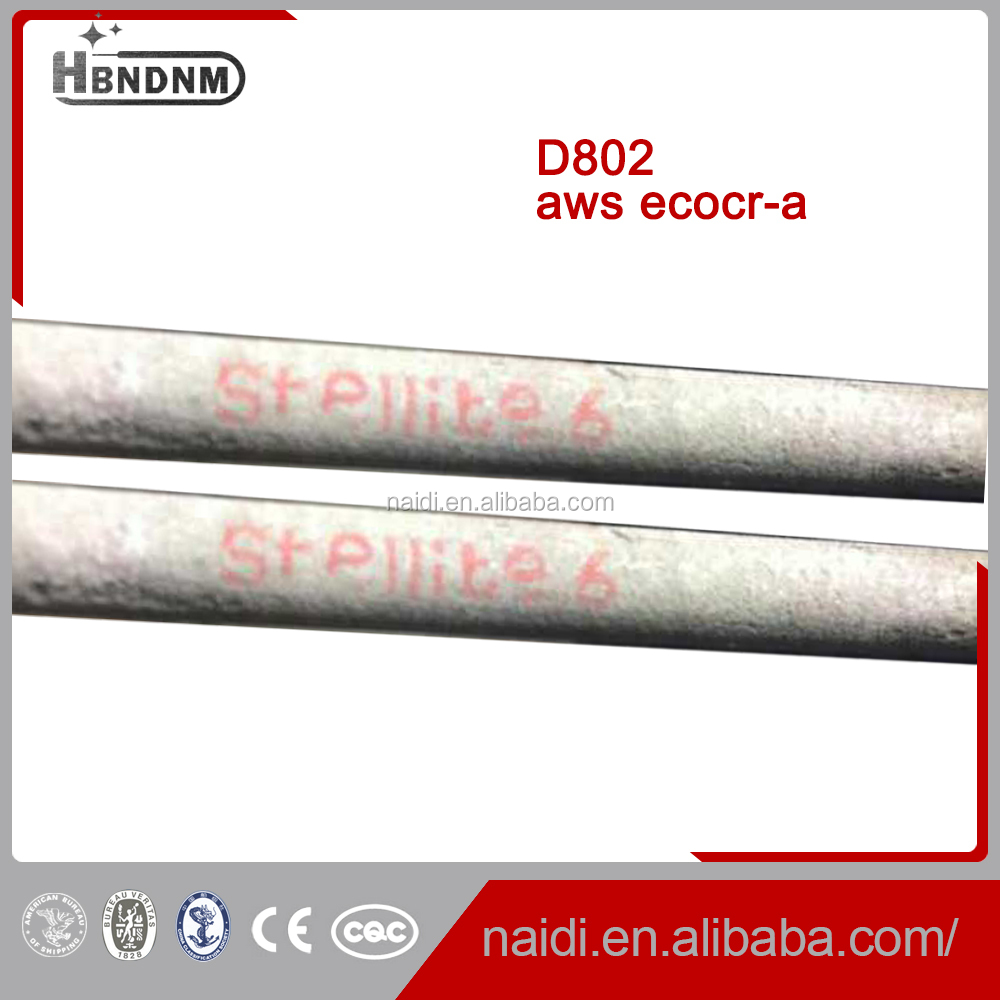 AWS A5.13 ECoCr-A hardfacing electrodes for hot shearing knives