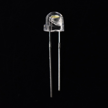 5-6LM 5mm Straw Hat (Helmet) Белый LED 3000-3500K