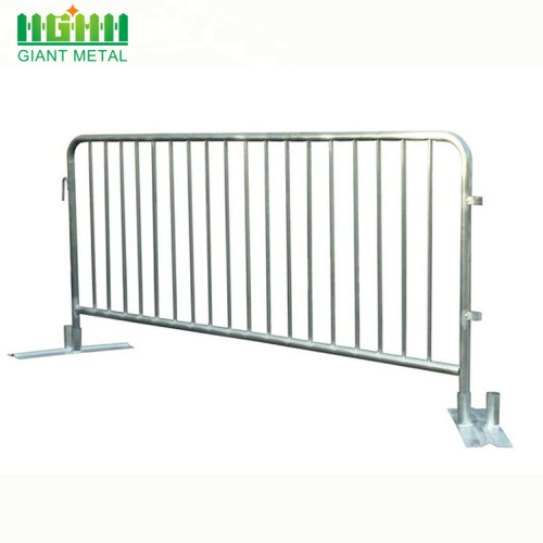 Kawalan paip Galvanized Crowd Control Hot-dipuncak Barrier boleh ditarik balik