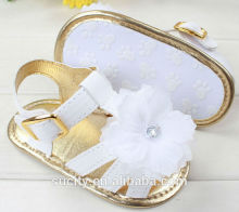 stylish flower new designs girls sandals with diamond