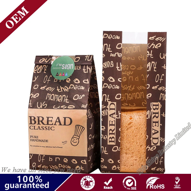 Best Sale High Promotional Cheap Environment Kraft Paper Handle Takeout Packing Bags