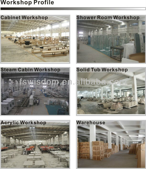 Wall-mounted Solid Surface Shower Panel Supplier WD0047