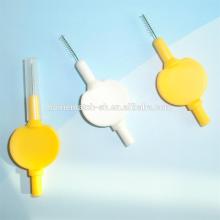 Tooth Flossing Interdental Brush in plastic box, Korea stainless steel for brush material