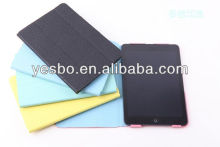 Hot sale!Wake up leather case for ipad mini
