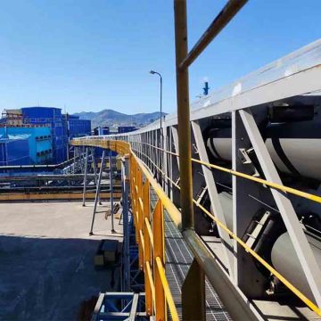 Port Bulk Handling Pipe Belt Machine