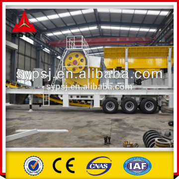 mytext Economical and portable Mobile jaw stone crushing plant/ Portable crushing plant/Movable crushing plant