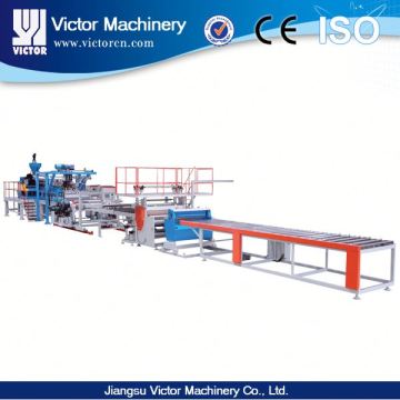 PVC Plastic plate extruding machine/pvc sheet extrusion line