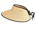 Chapeau de paille creuse de Ladies Beach avec taille ajustable