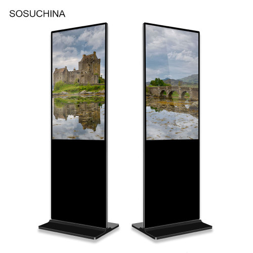 43 inch advertising display tablet floor standing kiosk