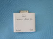 Hdmi / Usb Digital 2 In 1 Apple Ipad Connection Kit For Camera, Video , Tv