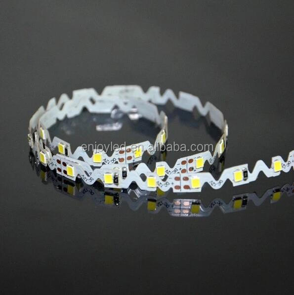 bendable S shape zigzag 2835 smd led strip 6mm led strip