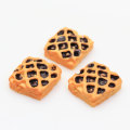 100pcs Bulk Mini Cookies Kekse geformte Harz Cabochon Flatback Charms für handgefertigte Handwerksdekor Telefon Scrapbook Dekor