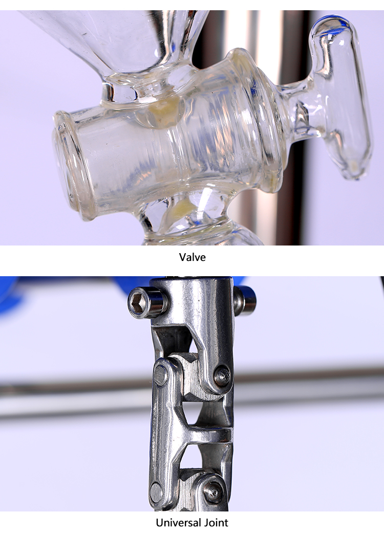 50L Single Layer Distillation Glass Reactor