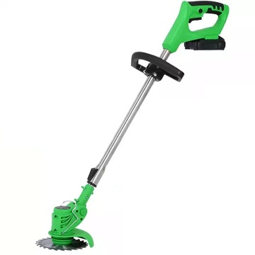 Green Electric Brush Cutter: A Cordless Lithium Battery-Powered Garden String Trimmer