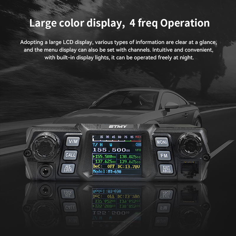 Etmy MT-690  High-performance Ultra-compact Maritime VHF Marine Radio Slipway