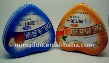 Heart shape tinplate box