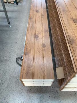 Decorative Polyurethane Sandwich Panel with Teak for Walls