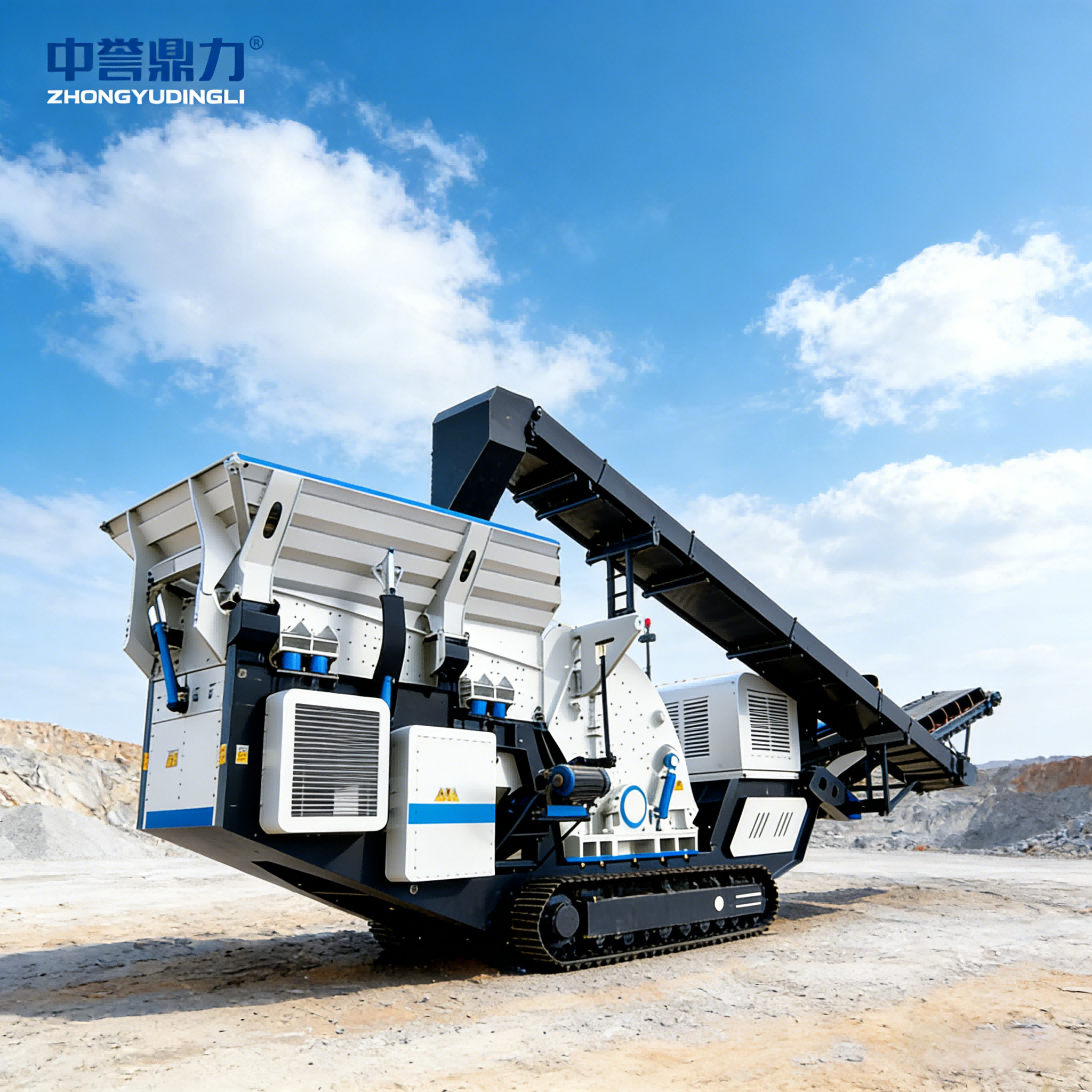 ग्रेनाइट खदान मोबाइल क्रशर Granite Mine Mobile Crusher