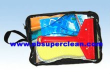 car cleaning tool with pvc bag,car cleaning kit