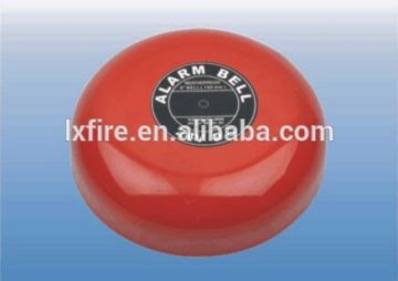 Red motorised fire alarm bell 24V DC