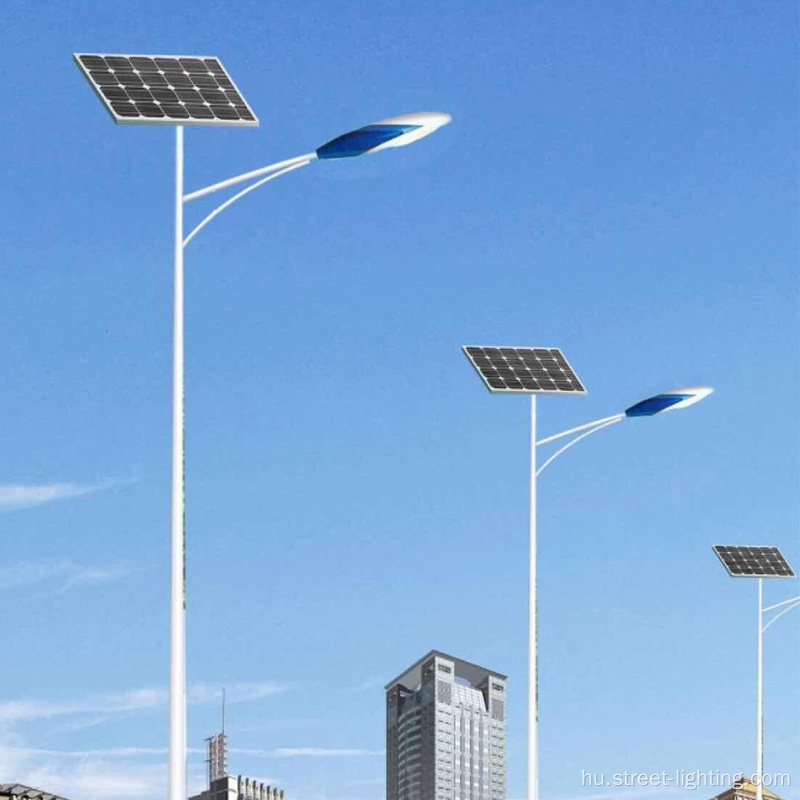 24W LED LED Solar Street Light lítium akkumulátorral
