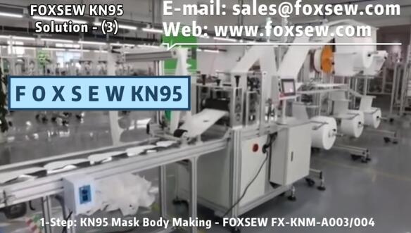 KN95 Mask Solution 3 Blank Body and Edge Sealer and Earloop Welder