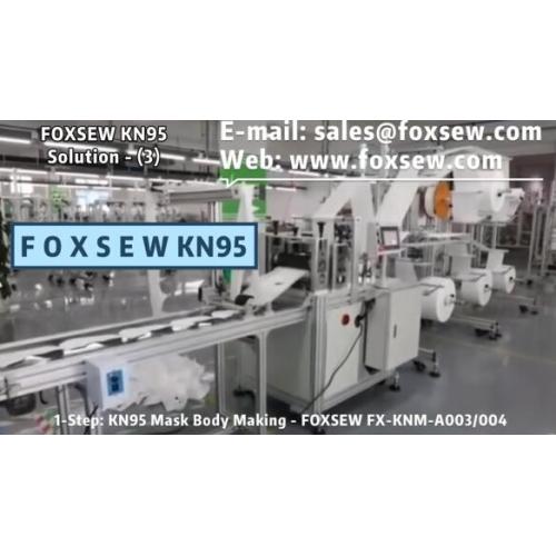 Automatic KN95 Face Mask Body Making Machine