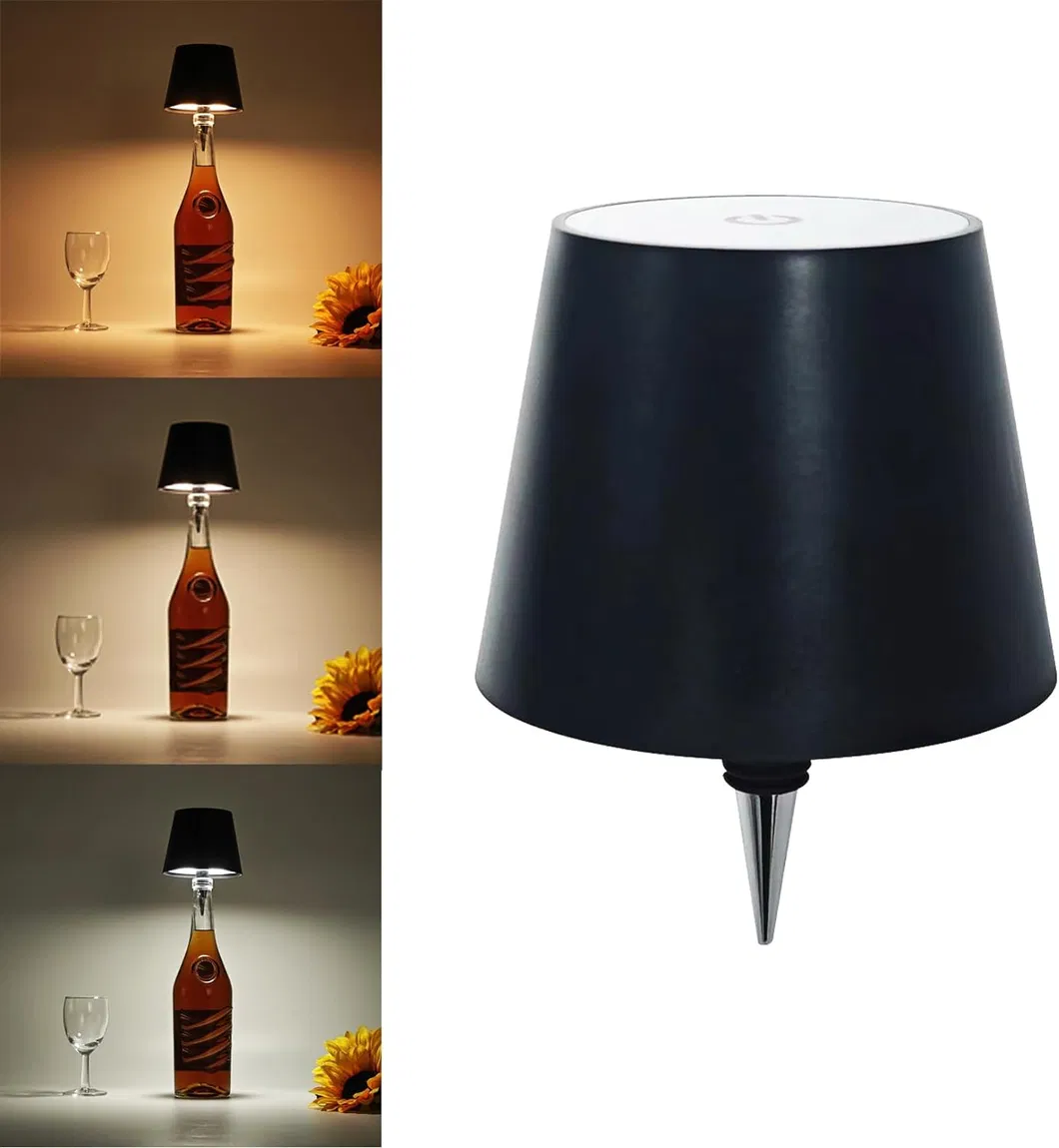 Modern Premium Touch Control LED Ambient Wine Bottle Stopper Lamp