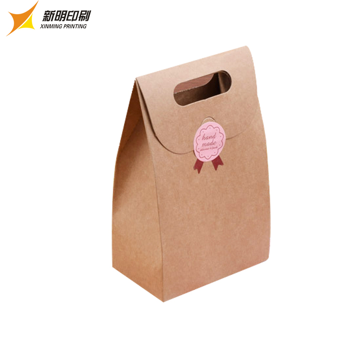 manufacture custom Factory Directly Supply paper bag machine price india bread with window large white bags