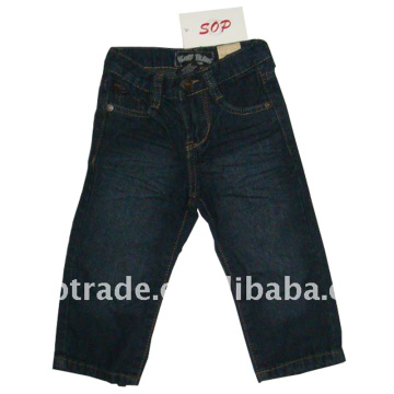 Wholesale latest children jeans boys loose fashion jeans pants