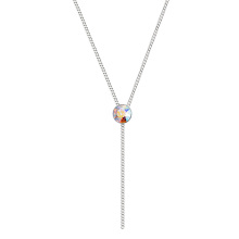 New arrival fashion 925 silver gem stone pendant necklace for woman