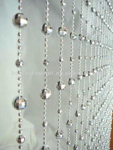 Gemstone acrylic crystal bead curtain