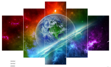 newest design Wall Decor 5 panels Printings On Canvas