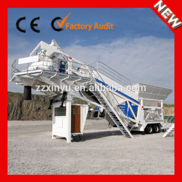 High demand concrete mix mobile concrete plants with concrete mixer