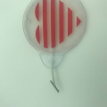 Heart PVC Sleep Verwarming PVC Oogmasker