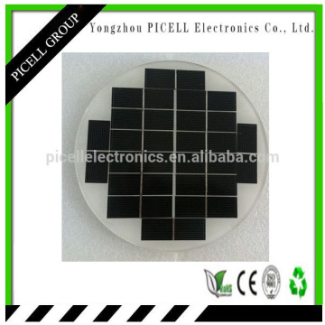 3W 6V monocrystalline solar panel small round solar cell